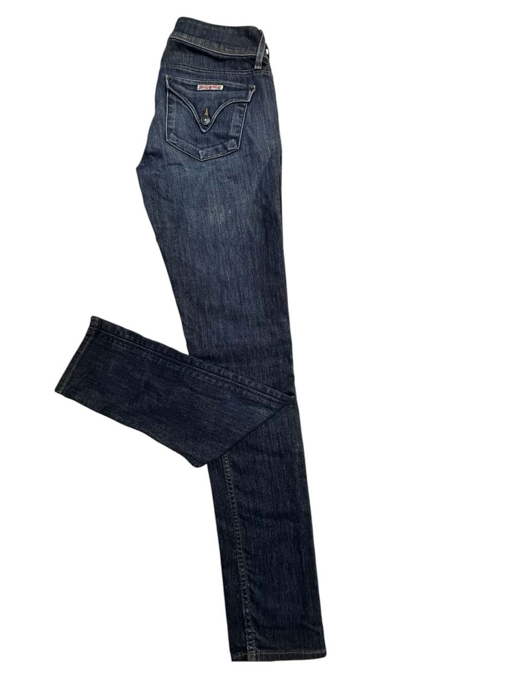 Hudson Women's Size 26 Dark Wash Double Button Skinny Jeans